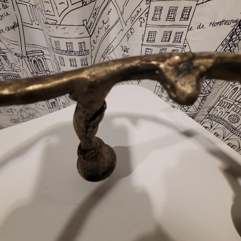 Vintage Brass Ring 5 Candle Candle Holder EUC - Picture 5 of 7